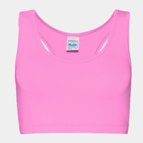 Women's cool sports crop top Thumbnail