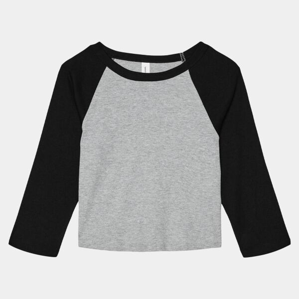 Women’s micro rib 3/4 raglan baby t-shirt Thumbnail