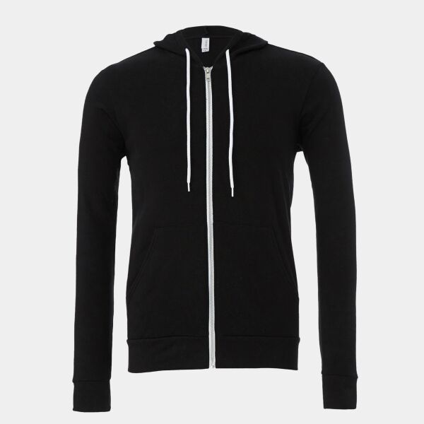 Unisex polycotton fleece full-zip hoodie Thumbnail
